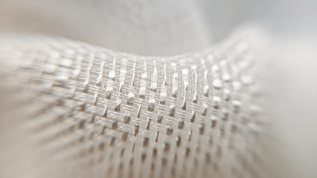 haftowana tkanina w zbliżeniu